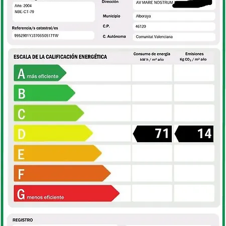 דירה Patacona Mare Nostrum *